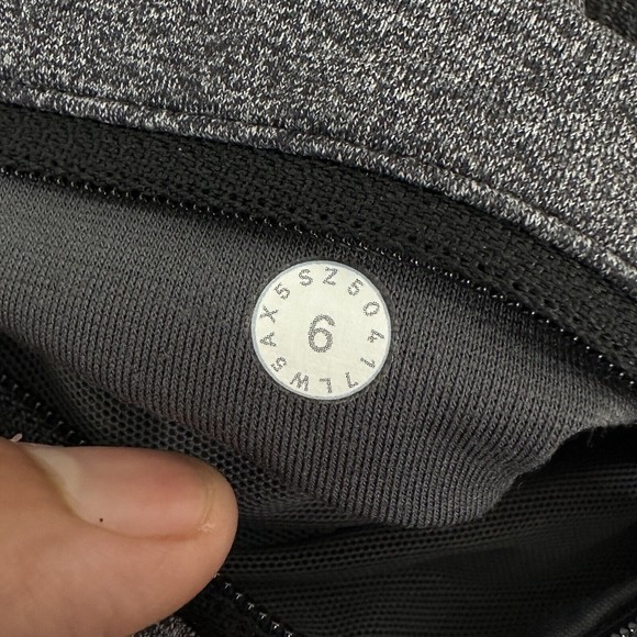 Lululemon Motionful 7/8 Tight 25" Heathered Black High Rise Size 6 Luxtreme - Picture 12 of 12